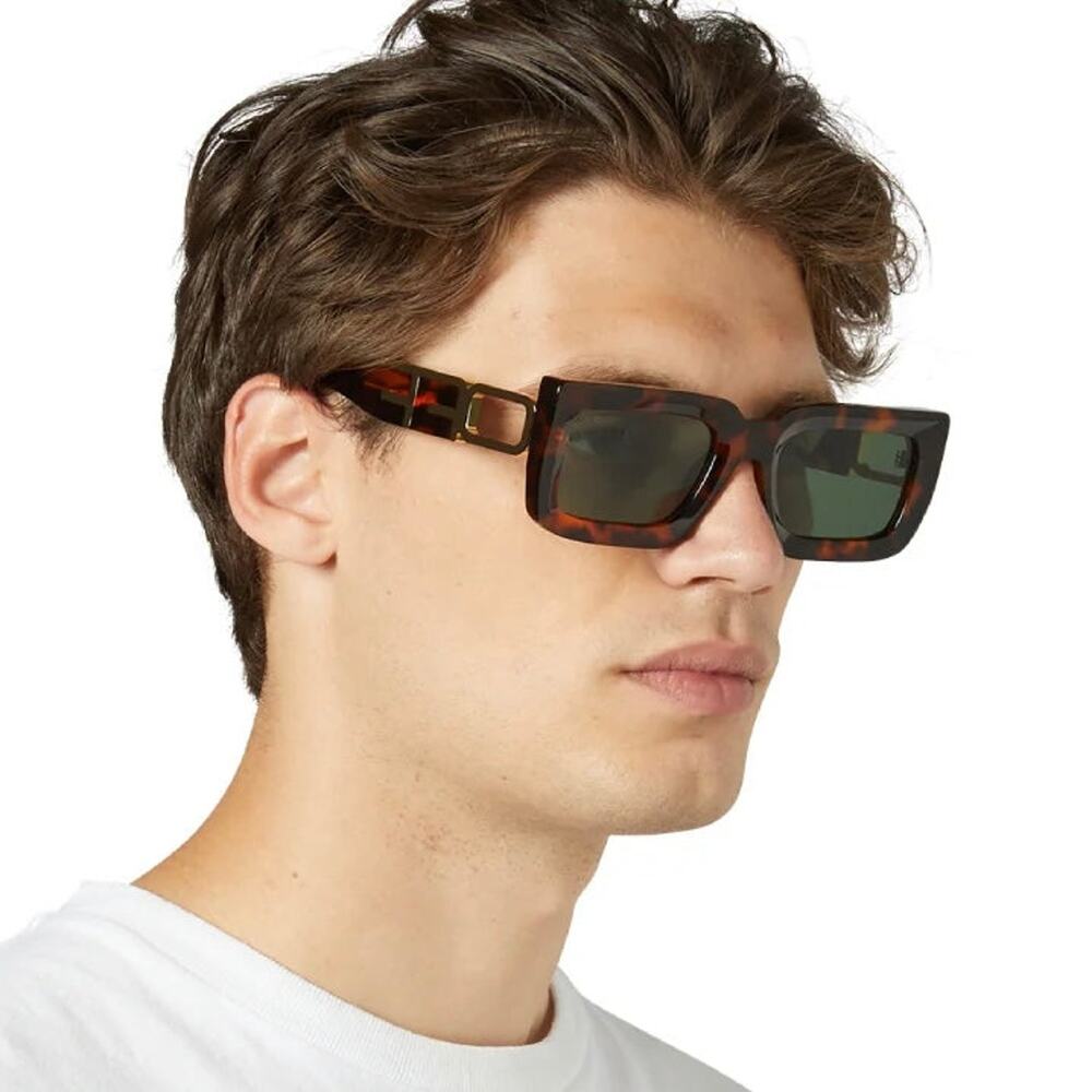 New, OFF-WHITE Sunglasses Boston OERI073 6055 Authentic